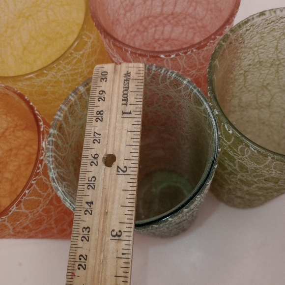 Set of 5 Vintage Spaghetti String MCM Glasses - Picture 8 of 13